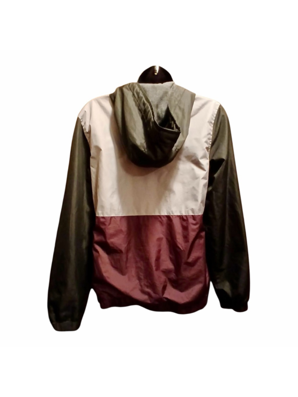 Zine Women's Hooded Windbreaker Jacket Black Gray Maroon Small -
iNV534 - Picture 2 of 7